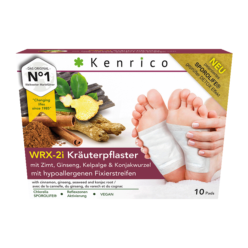 WRX-2i Kräuterpflaster mit Zimt, Ginseng, Kelpalge & Konjakwurzel