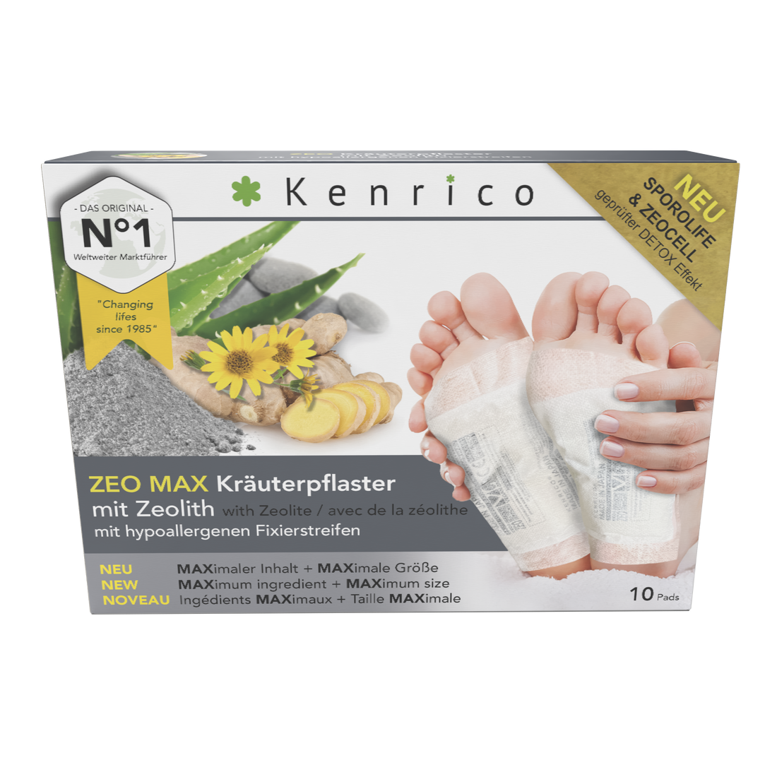 ZEO MAX Kräuterpflaster mit Zeolith