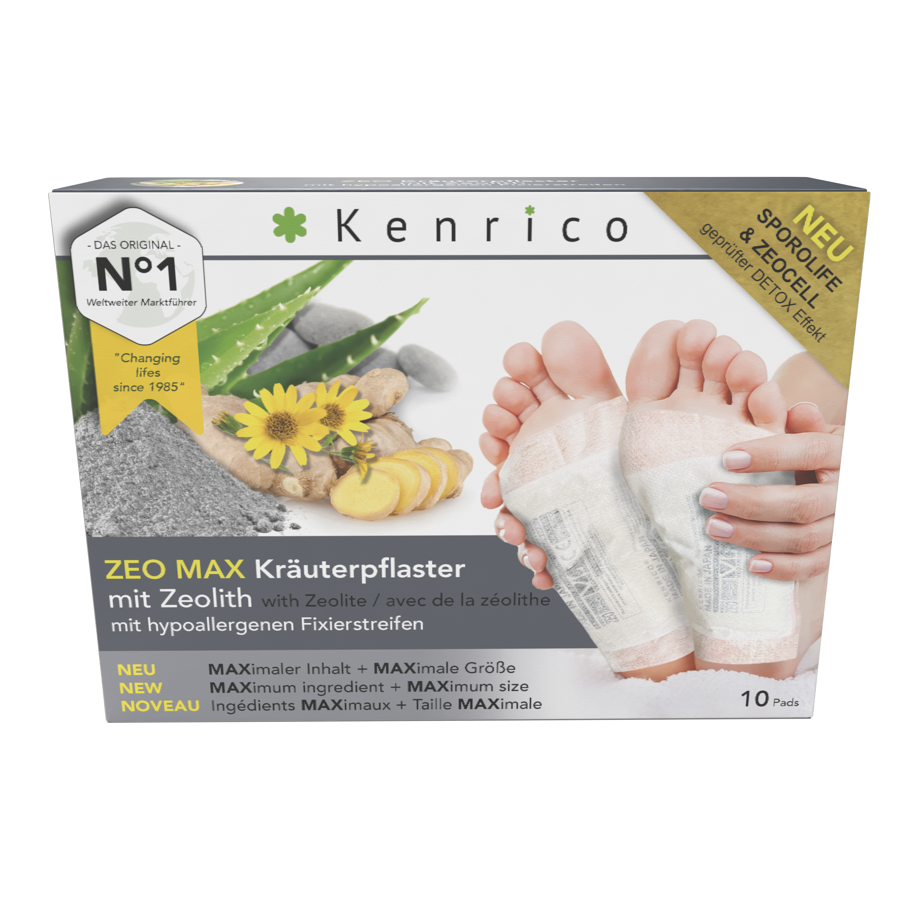 ZEO MAX Kräuterpflaster mit Zeolith