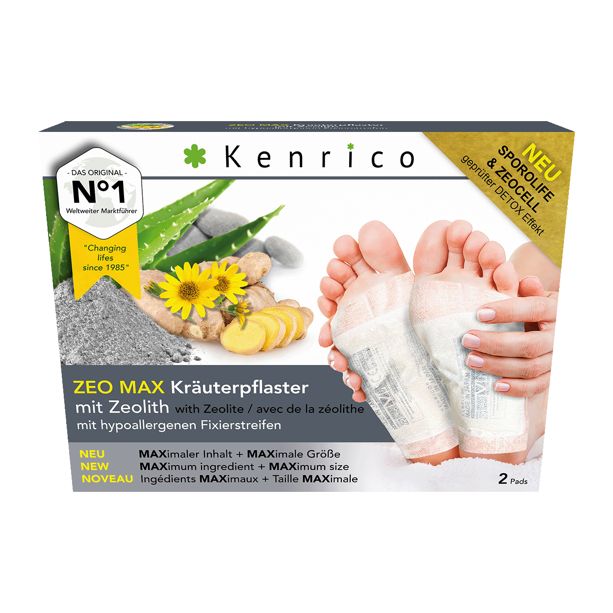 ZEO MAX Kräuterpflaster mit Zeolith