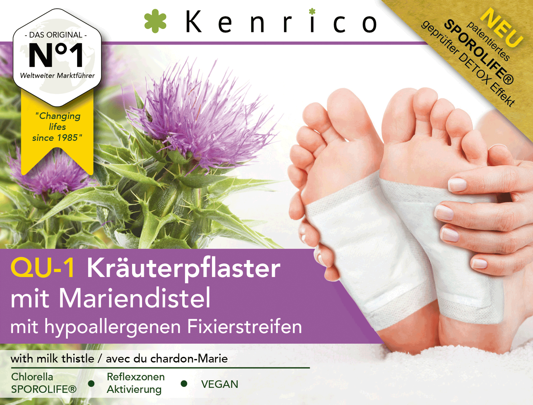 QU-1 Kräuterpflaster mit Mariendistel