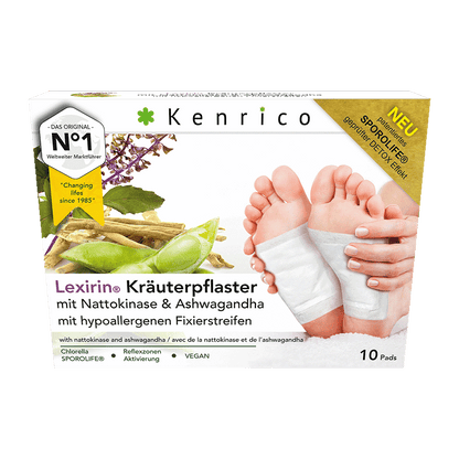 Lexirin Kräuterpflaster mit Nattokinase &amp; Ashwagandha