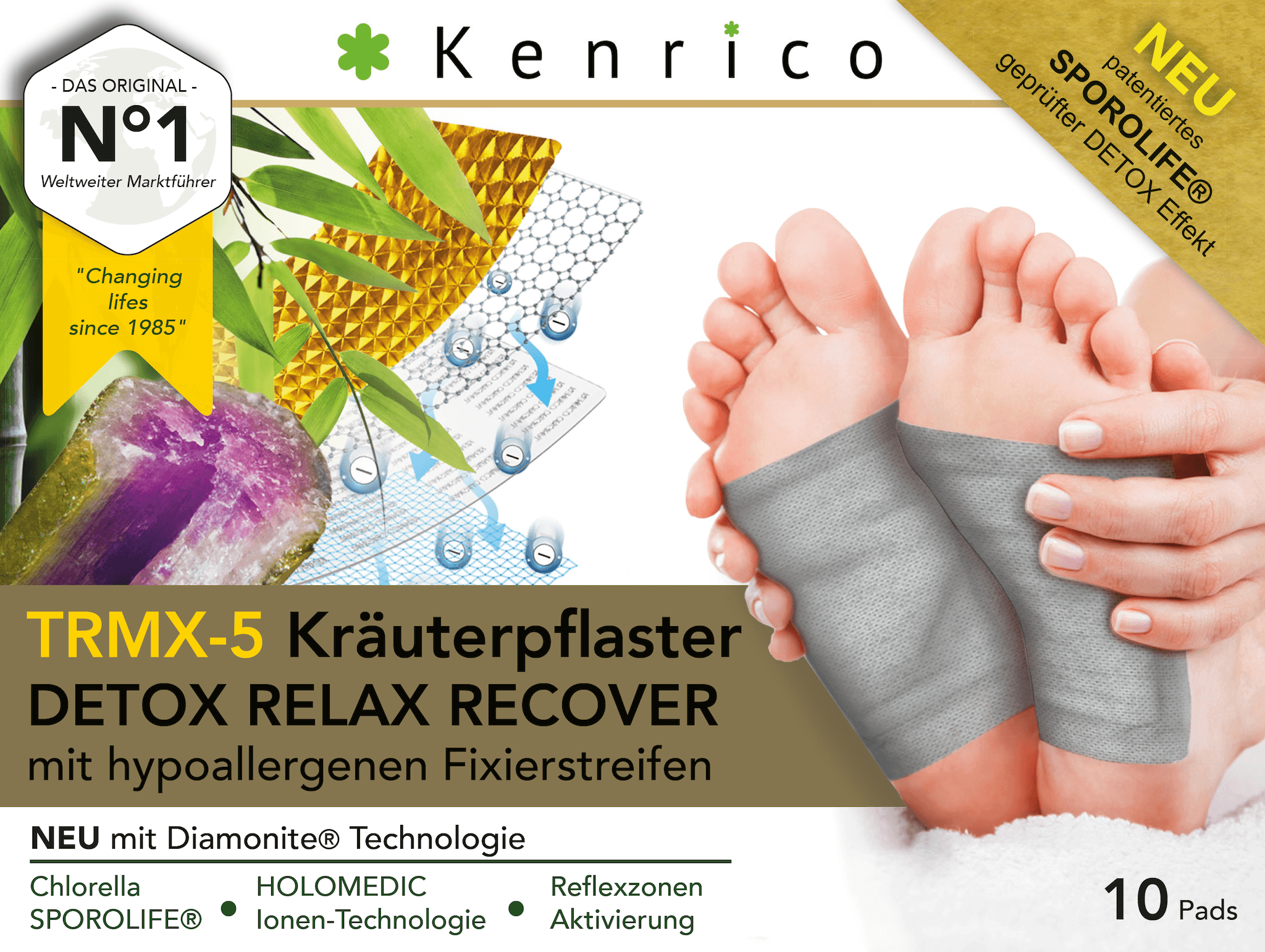 TRMX-5 Kräuterpflaster DETOX-RELAX-RECOVER